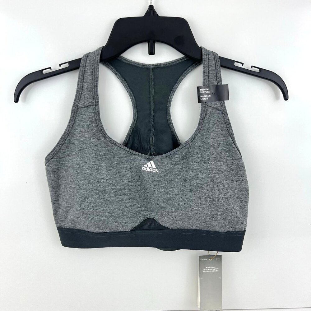 Adidas Powerreact Training Medium-Support‎ Padded Sports Bra XS D-DD